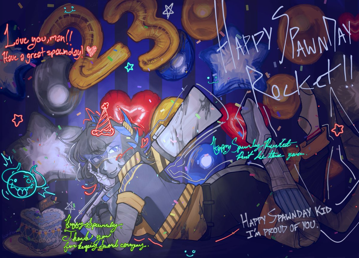 watatism's tweet image. #PHIGHTING HAPPY SPAWNDAY ROCKET!!!!!!! implied swocket 🥹🥹🥹