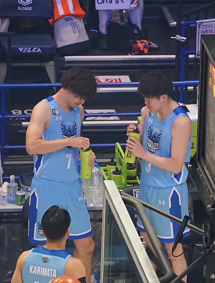 仲良しタイム
#Bリーグオールスター
#熊本ヴォルターズ
#山本翔太　選手
#ライジングゼファー福岡
#西川貴之　選手