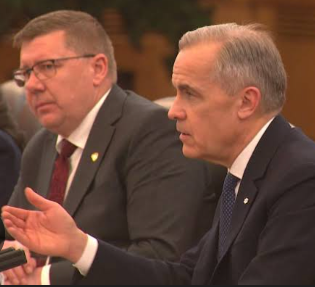 Take a good look at this picture.

That's the Prime Minister of Canada sitting across the table from the President of China with the Premier of Saskatchewan right beside him.

THIS IS "THE WEST IS IN* DEFINED. No premier has ever sat at a more powerful table than this. Never.