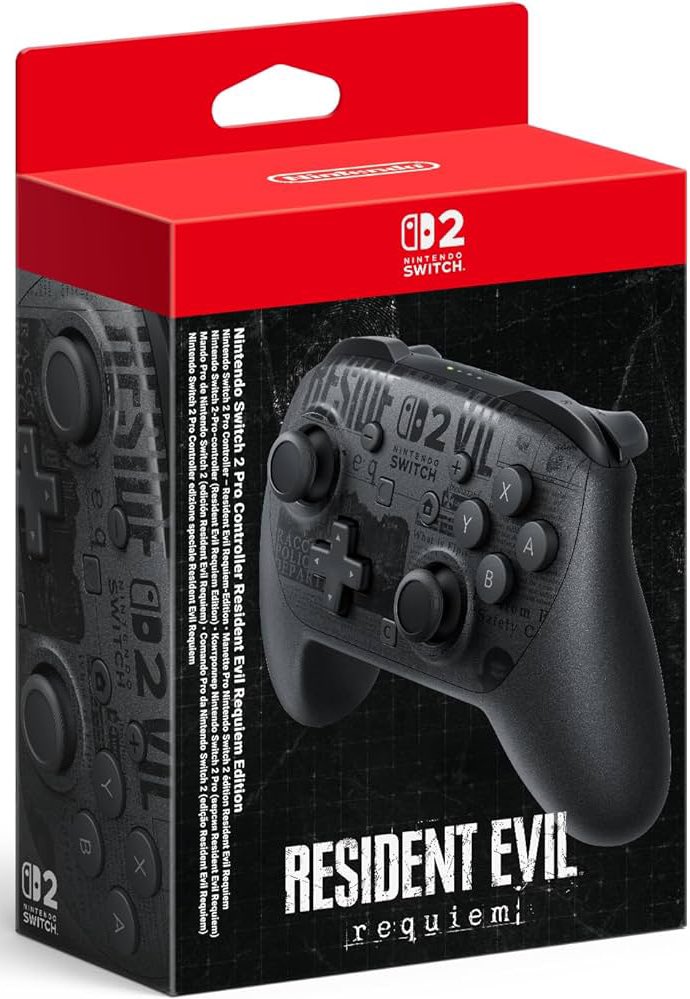 furiusVega's tweet image. Switch 2 Pro Controller Resident Evil Requiem Edition en reserva a 99,99€!
amzn.to/4sKfTfC

¡Guau!

#NintendoSwitch2 #Videojuegos #Mandos