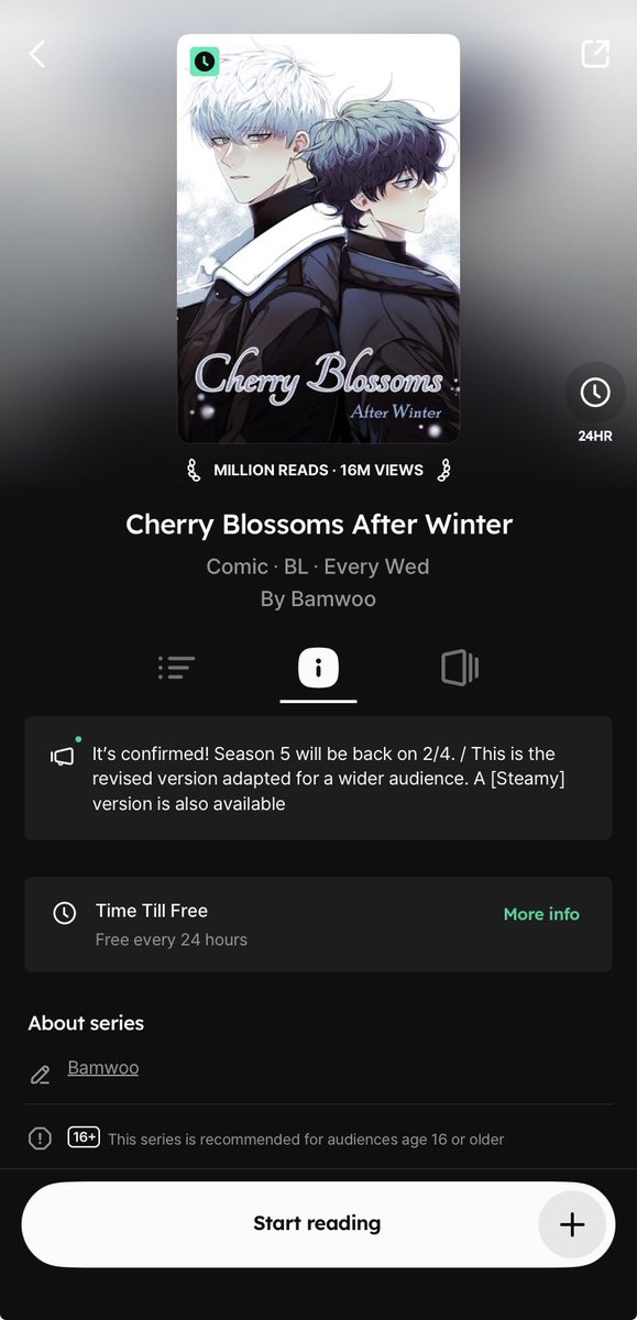 Landomepli's tweet image. Cherry blossom officially will comeback s5 on 2/4

 #겨울지나벚꽃 #CherryBlossomAfterWinter