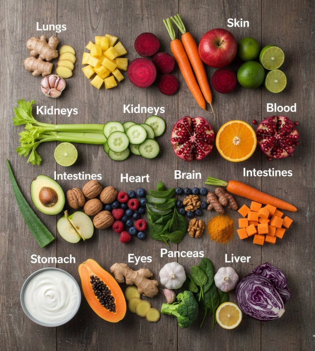 arabaltmed's tweet photo. صيدليتك الحقيقية في مطبخك، وليست في الرفوف. 🍎🥦

تخيل أن أغلب مشاكلنا الصحية حلّها يبدأ من "طبقك... صحنك". 
هذه قائمة ذهبية لترميم أعضاء جسمك بالكامل باستخدام الغذاء فقط.

إليك "دليل الإصلاح" الشامل لجسمك..

1. لترميم الرئتين والجهاز التنفسي: خلطة القوة الثلاثية (زنجبيل، أناناس، ثوم). 🫁

2. لبشرة نضرة وخالية من العيوب: اعتمد على (التفاح، البنجر، الجزر). ✨

3. لتنقية الكلى وطرد السموم: عليك بـ (الخيار، الليمون الأخضر، الكرفس). 💧

4. لتقوية الدم ورفع الهيموجلوبين: مزيج (الرمان، البرتقال، الزنجبيل). 🩸

5. لصحة الأمعاء والقولون: هدئ جهازك بـ (الخيار، التفاح الأخضر، الألوفيرا). 🌿

6. لحماية القلب والشرايين: دهون صحية من (الأفوكادو، الجوز، التوتيات). ❤️

7. لتعزيز التركيز وصحة الدماغ: غذاء العقل هو (التوت الأزرق، الجوز، الكركم). 🧠

8. لتقوية النظر وصحة العينين: فيتامينات (الجزر، السبانخ، البطاطس الحلوة). 👀

9. لراحة المعدة والهضم: ثلاثي الراحة (الزنجبيل، البابايا، الزبادي). 🥣

10. لدعم البنكرياس وتوازن الجسم: ركز على (البروكلي، الثوم، السبانخ). 🥦

11. لتنظيف الكبد من السموم: المطهر الطبيعي (الكرنب/الملفوف، الكركم، الليمون). 🍋
جسدك هو الاستثمار الوحيد الذي لا يعوض.. ابدأ اليوم بتغيير جودة ما تأكله. ✅ إذا وجدت هذه المعلومات مفيدة، لا تنسَ:

الإعجاب بالموضوع ❤️

إعادة التغريد (RT) لتعم الفائدة 🔃

متابعتي للمزيد من النصائح الصحية اليومية.