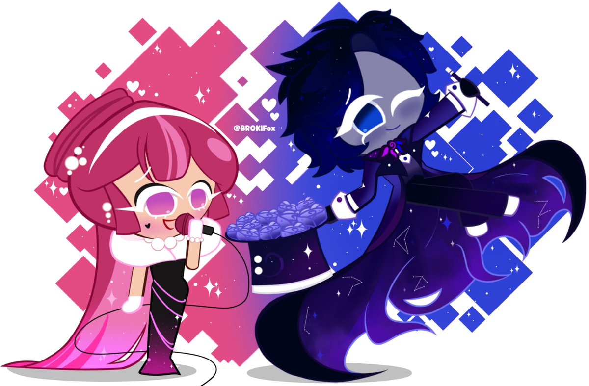 Another ship I made (oc x oc)! For my friend <a href="/yummyBunny777/">🍀Bunny🍀</a> I wanted to draw this for so long and I love these two together! Hope ya love this my friend ;> #crk #cookierun  #cookierunkingdom #cookierunoc #cookierunkingdomoc