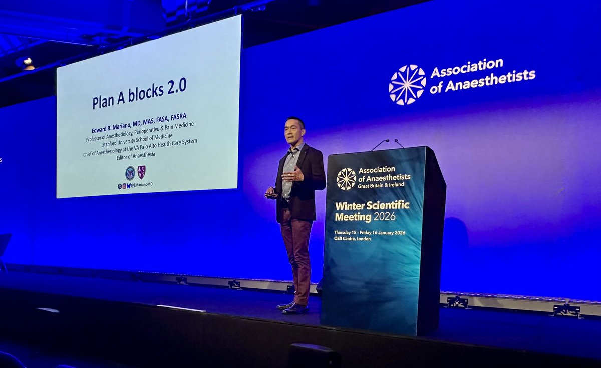 Ed Mariano, MD, MAS, FASA, FASRA tweet media