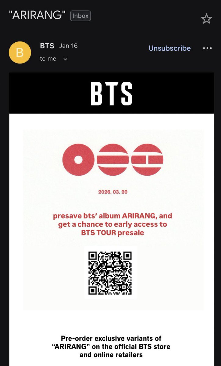 omg you guys???? we get early access to presale by presaving arirang?!?! pls let all armys know, this is huge
