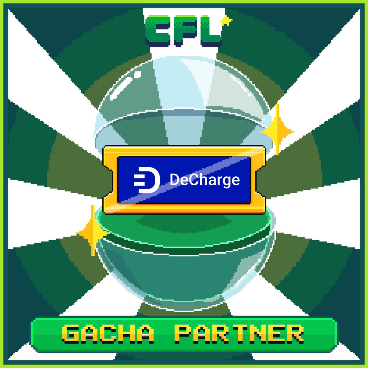 Gacha Partner Spotlight: @DeCharge WIN MORE USDC from your Gacha Spins next  week! 🤯 🤯 DeCharge will be plugging in ( 5 x 100 USDC ) as part of our  Gacha Machine
