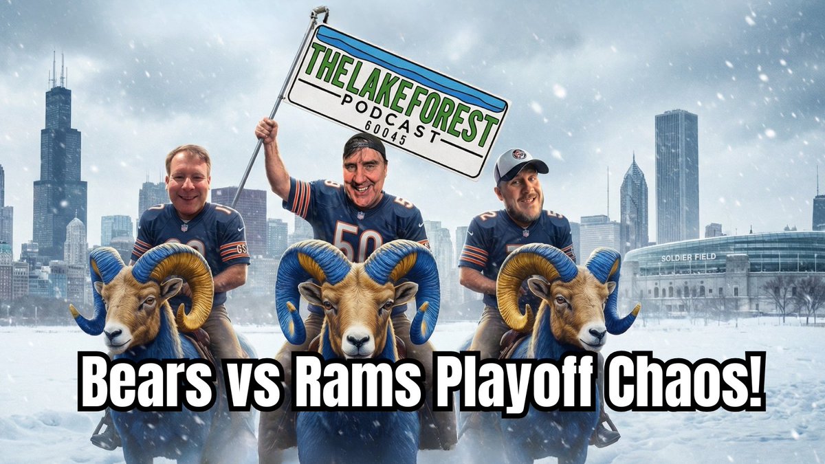 🏈❄️ Bears vs Rams playoff CHAOS incoming! Recap wild Packers comeback &amp; bar madness, predictions for Sunday's freezer game at Soldier Field (single-digit chills, snow, wind—Rams from LA incoming!), Lake Forest parking rants &amp; laughs.

Watch: youtu.be/rarwLI4Ho_U
