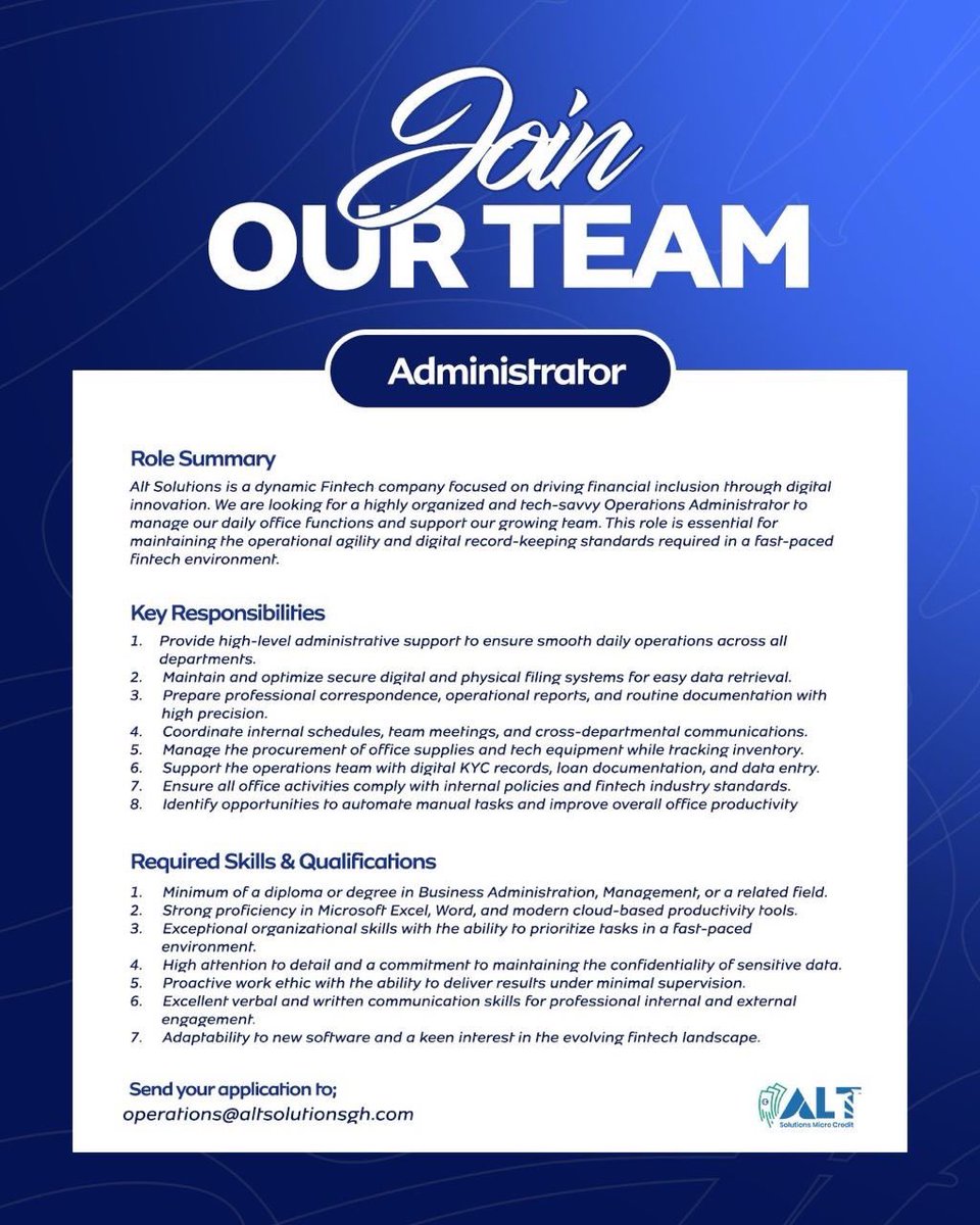 gyaigyimii's tweet image. Employment opportunities 
Please retweet