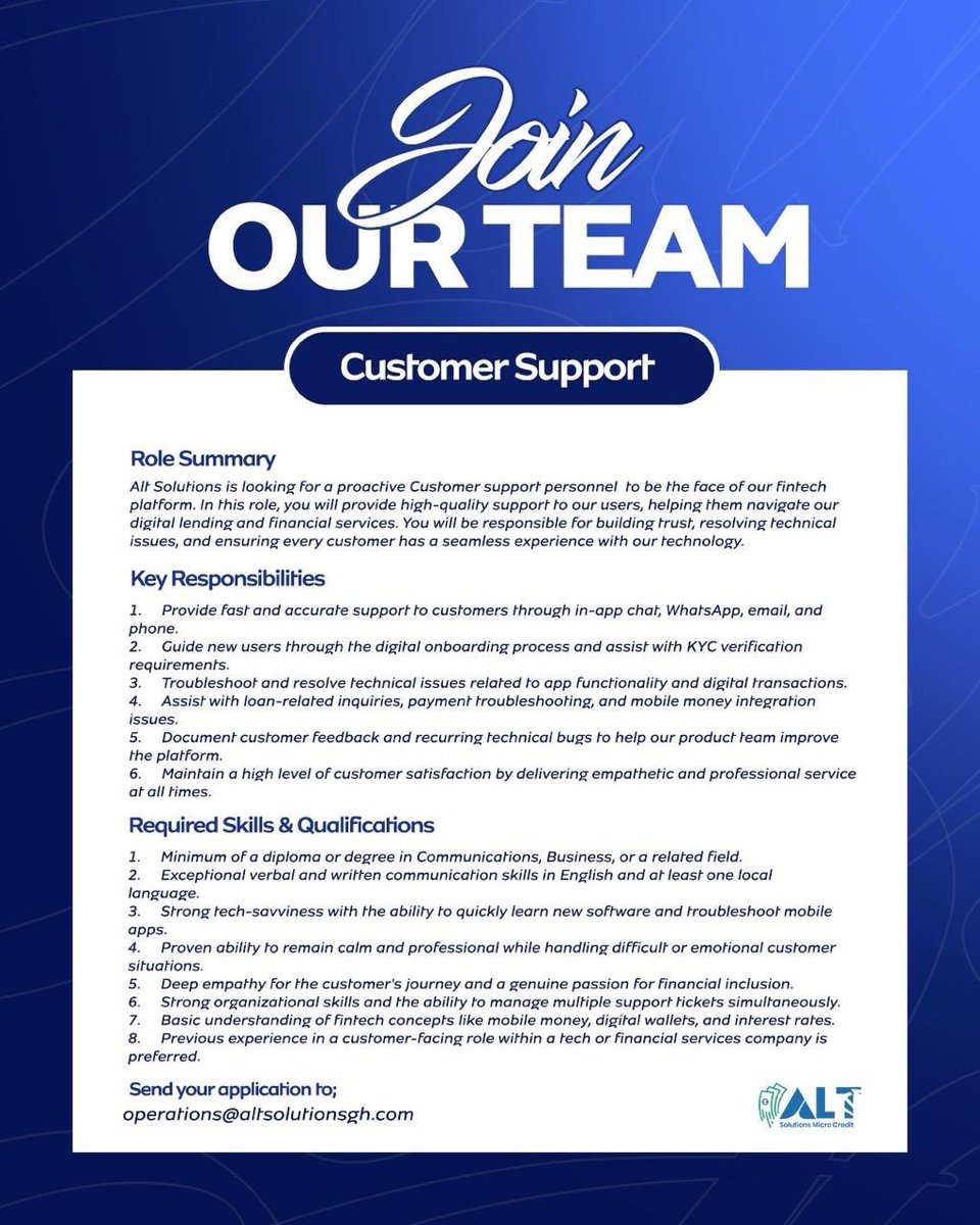 gyaigyimii's tweet image. Employment opportunities 
Please retweet