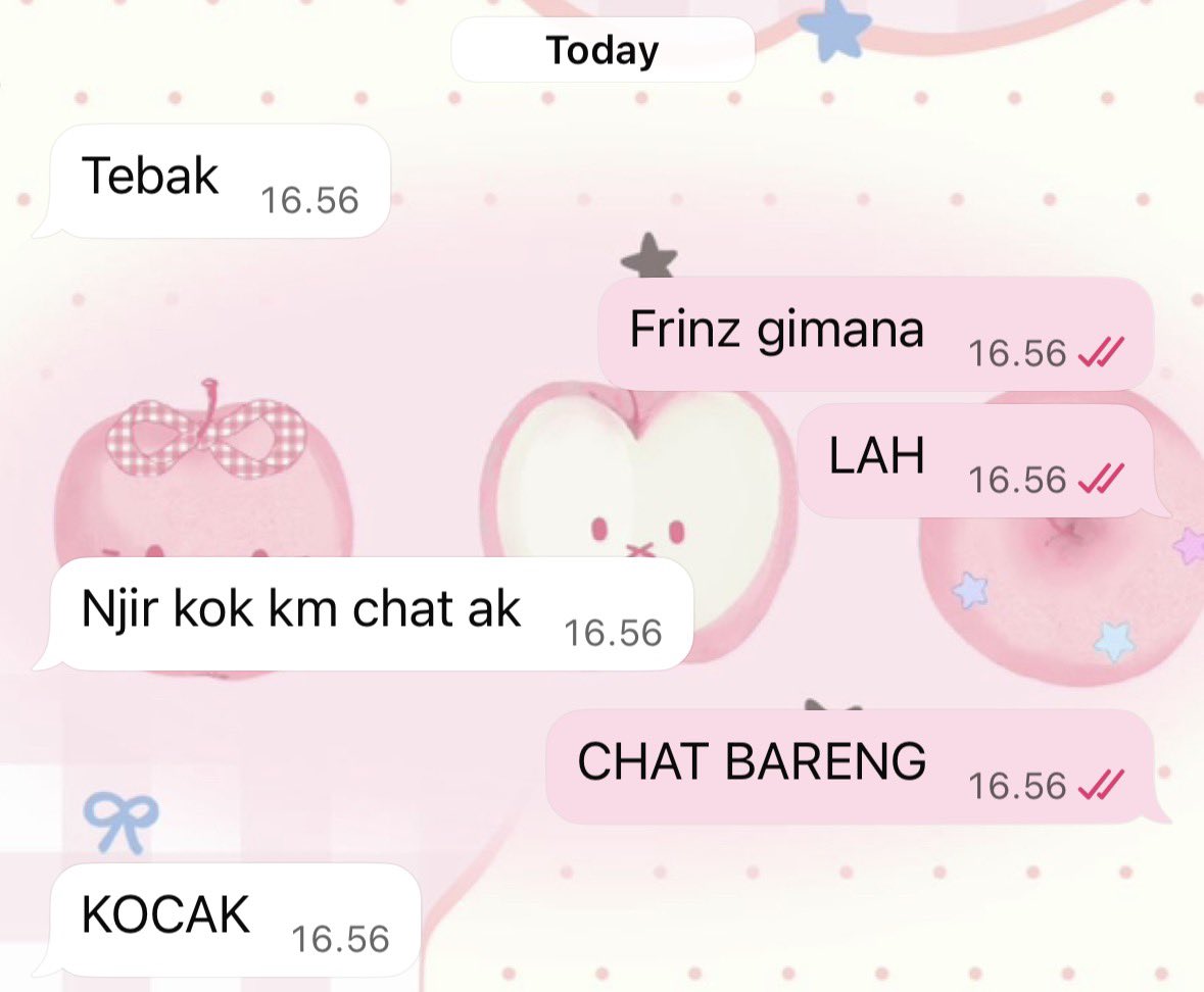 mintandashes's tweet image. Kaget pas typing dia typing juga😭🫵🏻