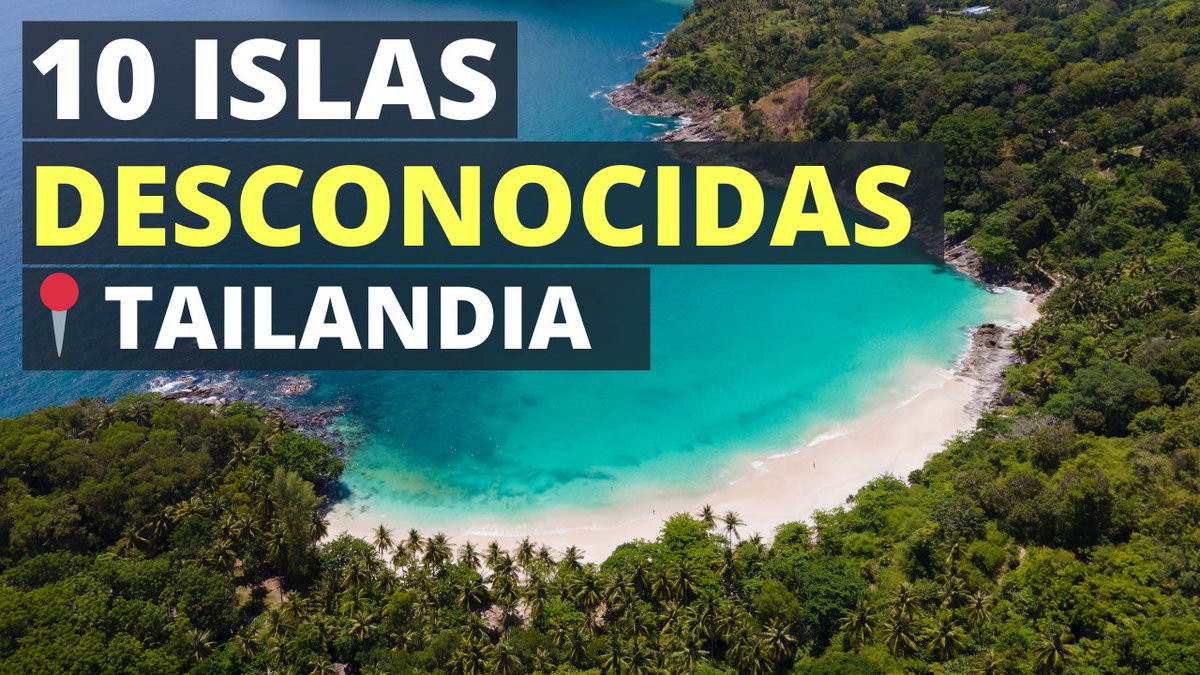 🌴 ¿Crees que ya conoces las islas de Tailandia?
 Entonces este vídeo es para ti: youtube.com/watch?v=k09Ajd…

En este nuevo vídeo te enseño 10 islas POCO CONOCIDAS de Tailandia que siguen siendo tranquilas, auténticas y espectaculares 🌊