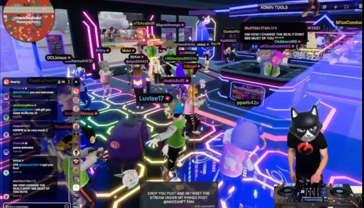 MUSIC 🎹 S THE ANSWER…. WE ALL GOT PROBLEMS….. thank you my web3 fam! ♥️🫶🏻 WE OUT HERE! <a href="/SinfulMeatStick/">SinfulMeatStick.eth</a> <a href="/MeowMrkat/">Mr Kat | Character Artist</a> <a href="/AustinDeChene/">Austin De Chêne</a> <a href="/DJvAPED/">DJ vAPED ⚡️🎧⚡️</a> <a href="/decentraland/">Decentraland</a> for all of your efforts behind the scenes and above the scenes MBRP 4EVES 🫶🏻♥️🫶🏻♥️🫶🏻