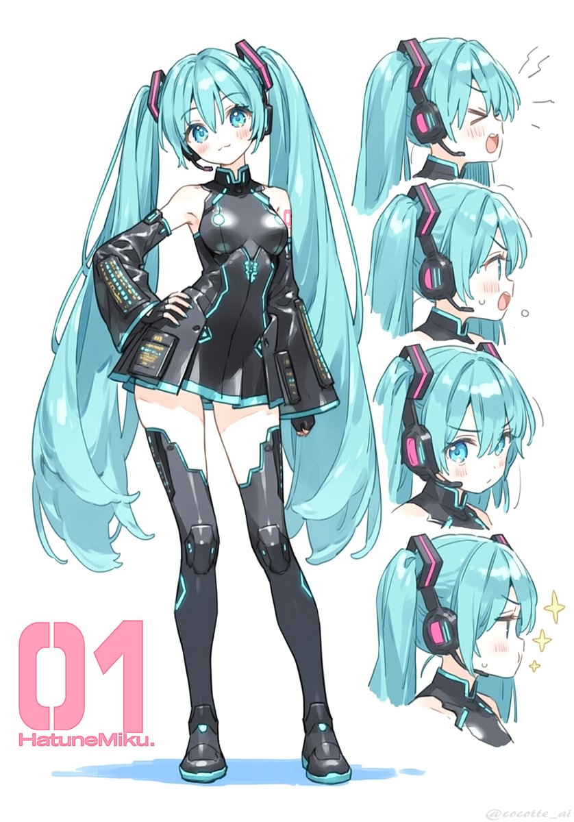 #初音ミク　近未来衣装ミクさん