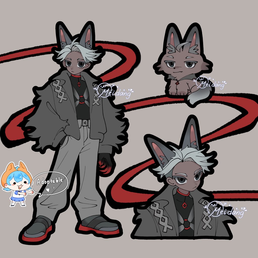 Meidangart2255's tweet photo. 🐺✨ Wolf Adoptable ✨🐺
A wolf character that’s cool yet cute is now available ✨
Price: $45
Available on VGen: Meidang
Feel free to DM if interested 💙
#Adoptable #WolfAdoptable #OCart #DigitalArtist #VGen https://t.co/1CubKAmWoA