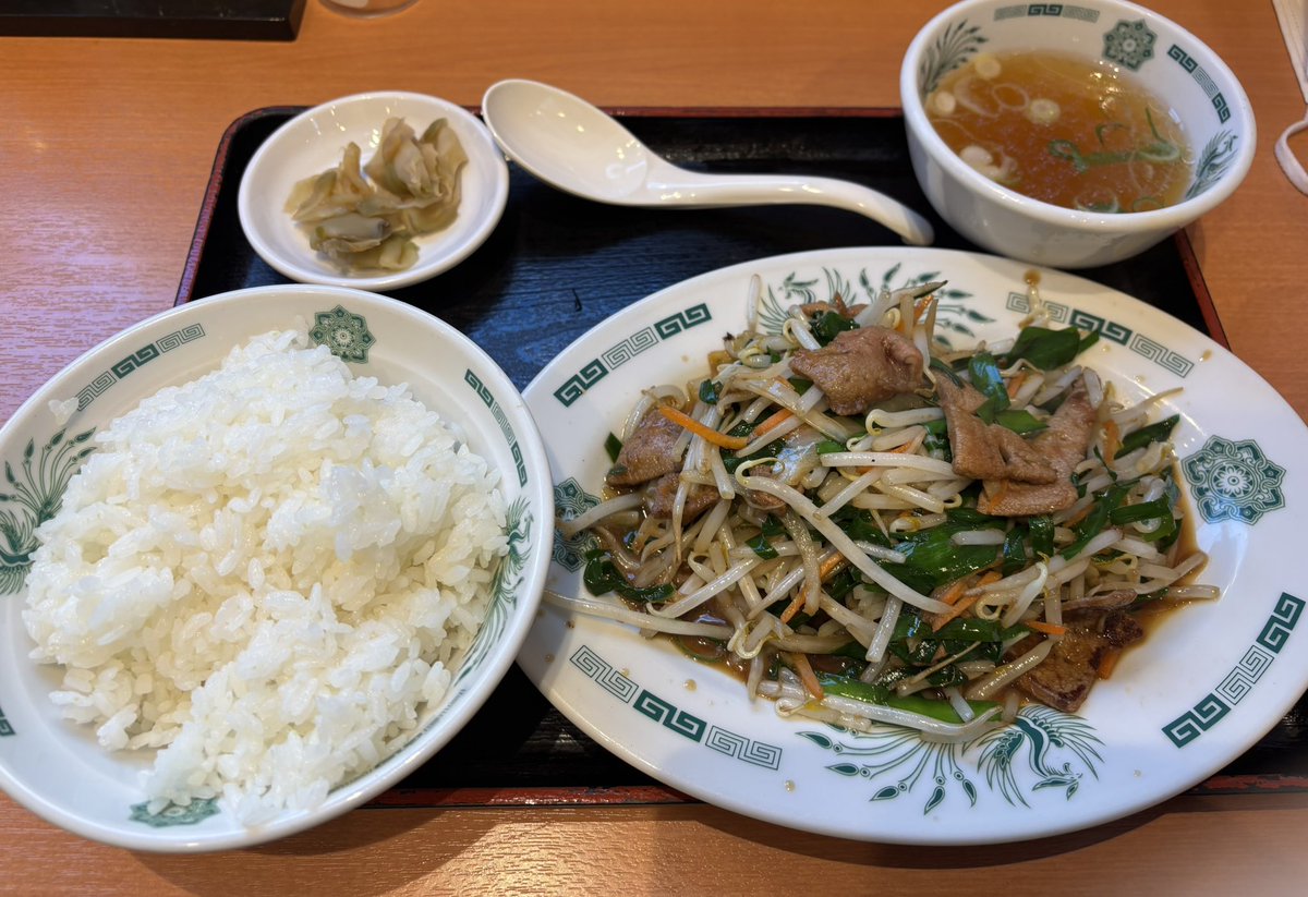 日高屋のレバニラ炒めおいしいよね