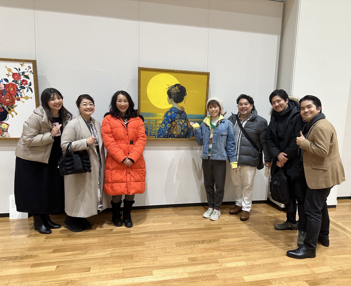 「蝶々夫人」🦋ソリストの皆さんと、画家の小林舞香さんとの📸
明日は絶対‼️素敵な公演になります😍✨
皆様のご来場、心よりお待ちしております✨
