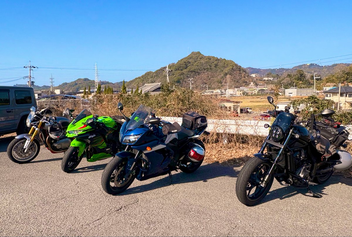 1月17日🍀☀️ｶｲｾｲ 真冬とは思えない暖かな陽気に誘われてZX25Rの2026