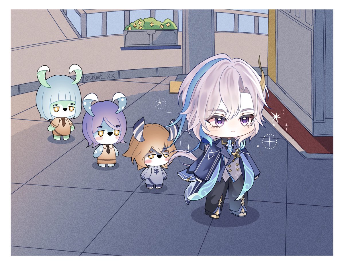 Mother 🐥
#Neuvillette #GenshinImpact