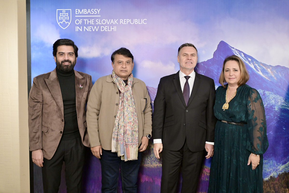 It was an honour to attend the National Day celebration of the Slovak Republic. I sincerely thank H.E. Mr. <a href="/RobertMaxian/">Robert Maxian, Slovak Ambassador to India</a>  Ambassador of the Slovak Republic to India, for his gracious hospitality and a memorable evening celebrating the strong friendship between our two nations🇸🇰