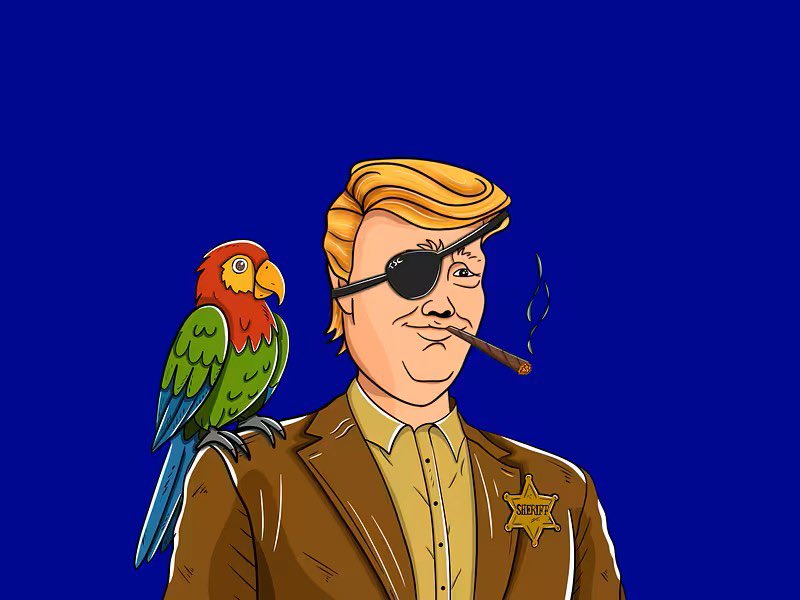 BeazOnChain's tweet image. Timeline going feral again, but the funniest part is imagining Khamenei still clutching his @TrumpSolClub NFTs anyway. While geopolitical saga unfolding and the man’s bags are sitting there like ‘sir… the floor?’