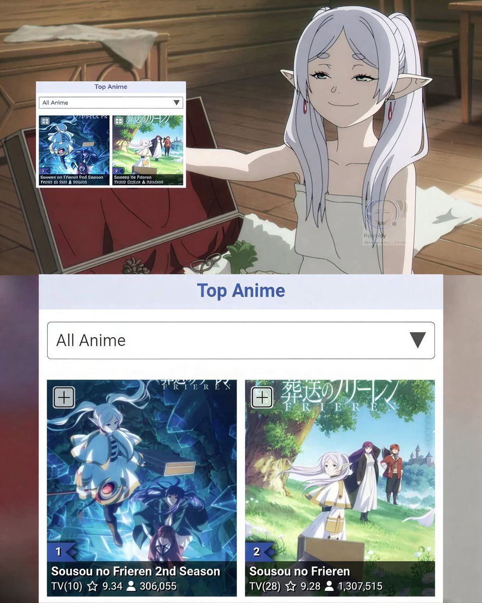 Nothing, just Frieren defeated another Frieren 🔥
#葬送のフリーレン #frieren