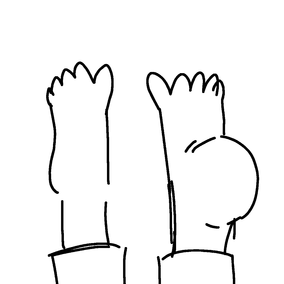 I broke my leg recently. From this, I might upload something spicy exclusively here when I get better, which is soon, btw
This is the state of my feet