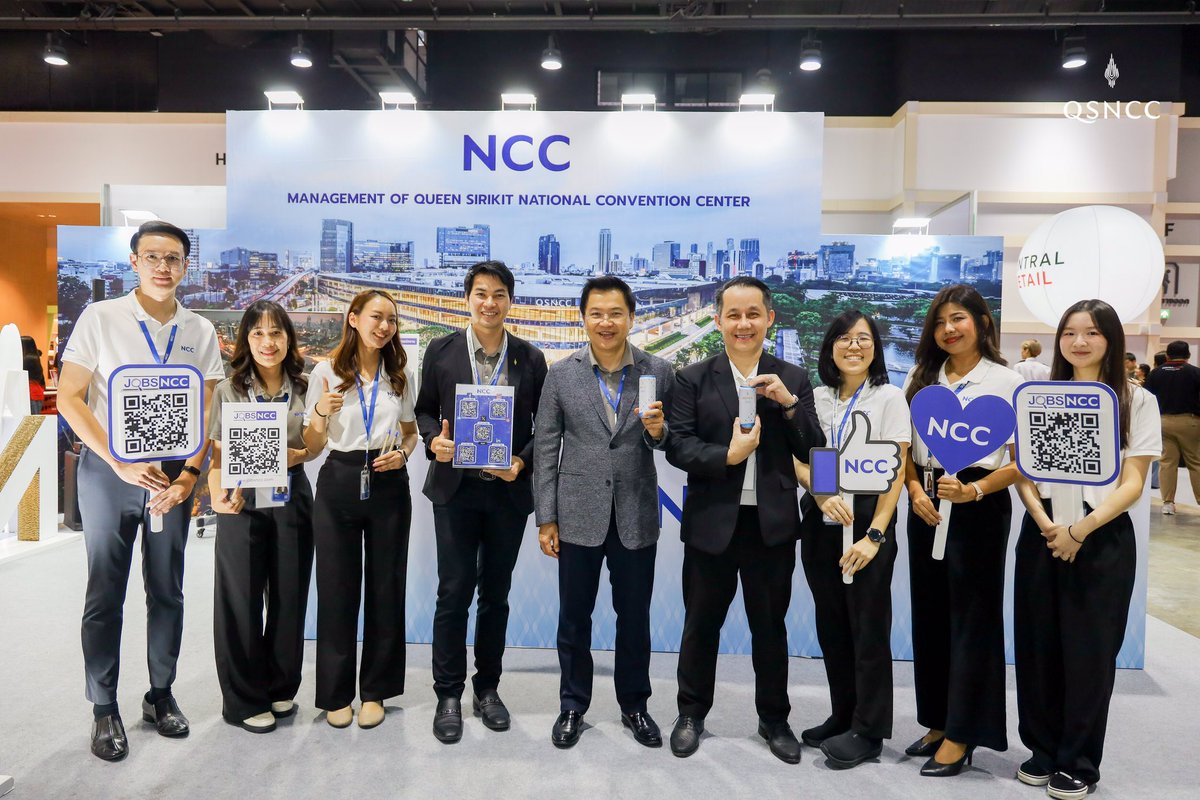 JobsNcc's tweet photo. โอกาสร่วมงานกับ NCC ผู้บริหารศูนย์ฯ สิริกิติ์ มาถึงแล้ว! 🚀

📌 พิกัด: บูธ E23 ฮอลล์ 5-6 ณ QSNCC 
🗓 เริ่มวันนี้ถึงวันที่ 18 ม.ค. 69 (10.00 - 19.00 น.)
ใครมีของ มีไฟ พก Resume มายื่นได้เลย! 📄✨

#NCC #jobsncc #QSNCC #ศูนย์ฯสิริกิติ์ #คนไทยต้องมีงานทำ #jobexpothailand2026 https://t.co/yIvpw0obUD