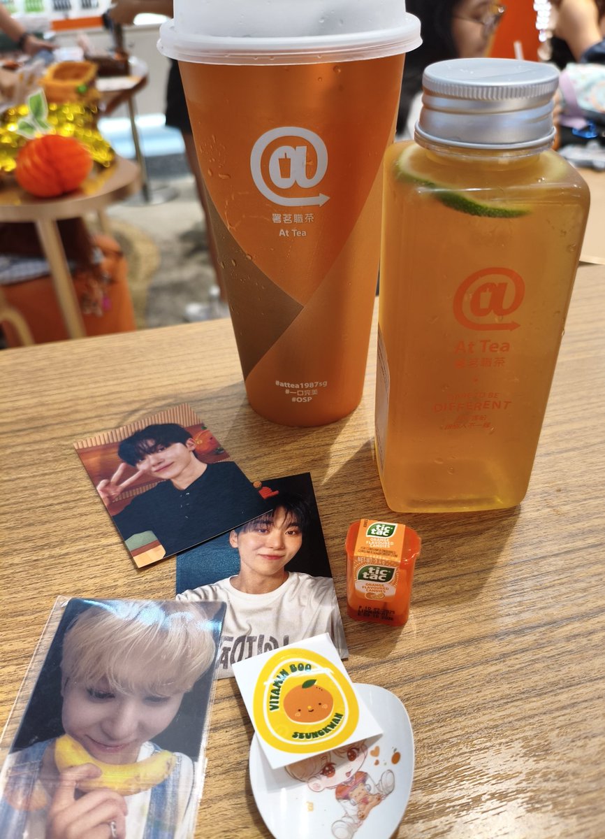 happiesunflower's tweet photo. Such a cute setup - perfect for our BOOtamin 🤗

#vitaminboocafe #뿌
@pledisbooscafe https://t.co/axFNoBuuJY