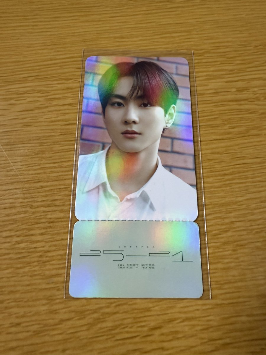 ENHYPEN ジョンウォン 2026 シーグリ ポップアップ チケットトレカB