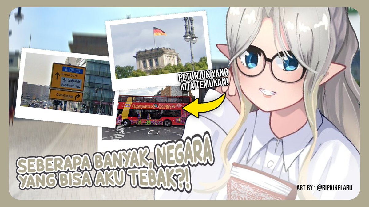 Petunjuk-petunjuknya udah banyak kita temuin, tapi Amaris masih gak tau harus taruh titiknya dimana~ 🥲

Ikutan nebak yuk! Siang ini Amaris mau main WorldGuessr, jangan lupa tonton yaa~ ☺️

📅 - Sabtu, 17 Jan 2026
⏰ - 13.00 WIB
🔗 - youtube.com/live/Sy1IW9gI0…

#VTuberId