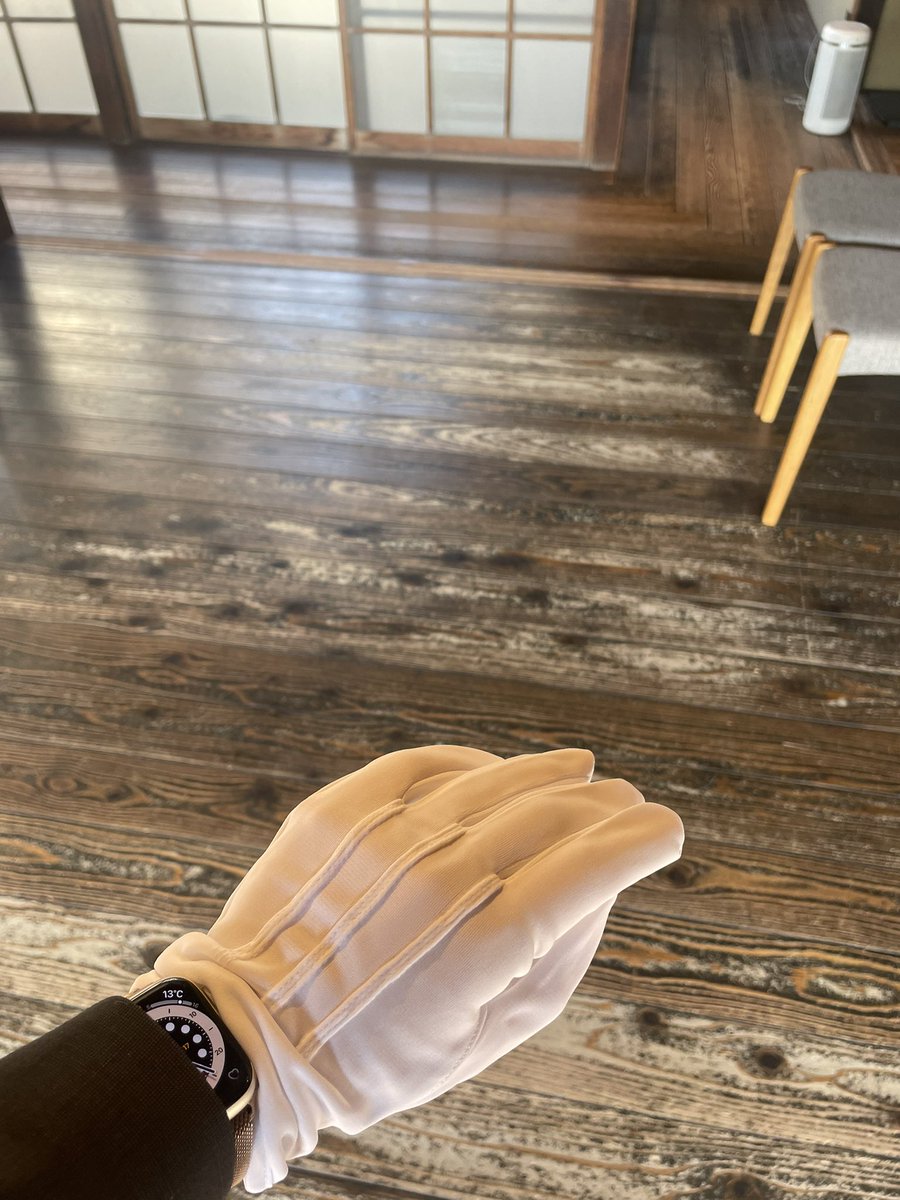 久々白手をつけました。
後輩が移動したので久々に婚礼キャプテンっ！