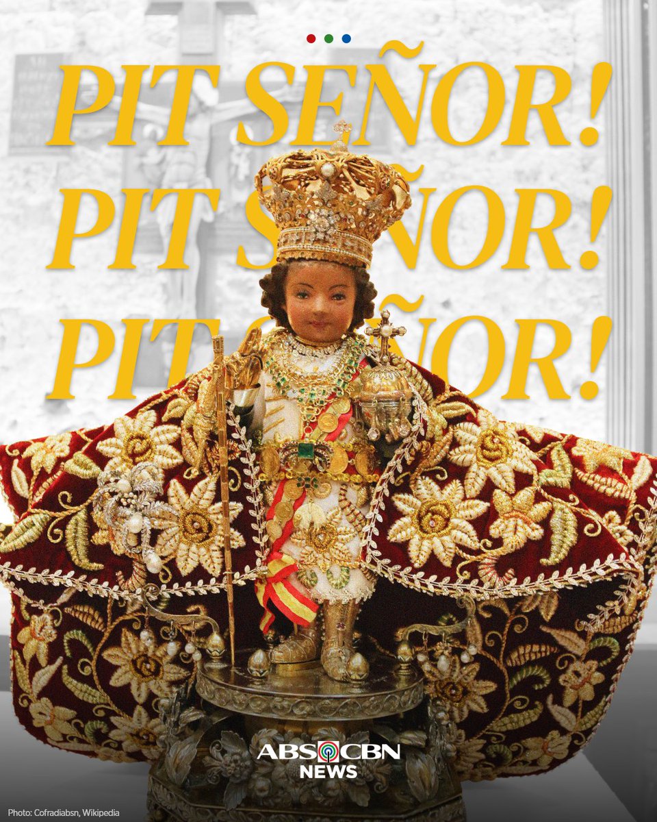 ABSCBNNews's tweet photo. VIVA, VIVA STO. NIÑO!

Ngayong araw ipinagdiriwang ang ika-461 na pista ng Santo Niño de Cebu. https://t.co/PAALDCZdMT