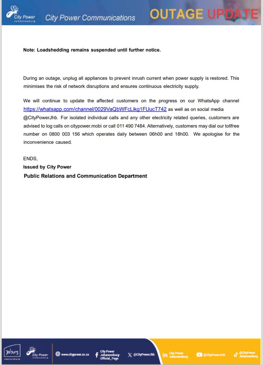 @CityPowerJhb tweet media