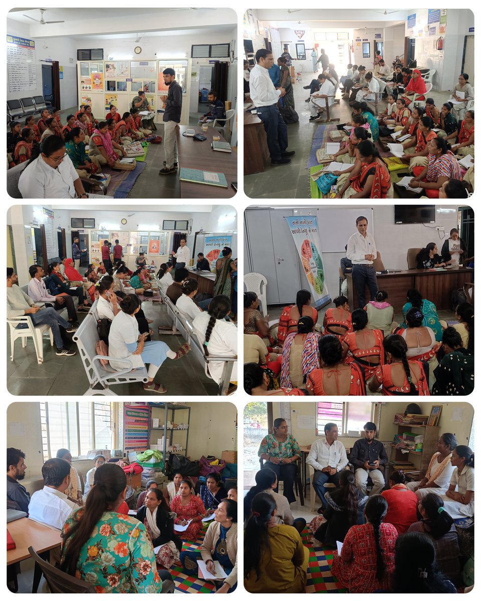 Bharuch_Health's tweet photo. આજ રોજ ભરૂચ જિલ્લામાં પ્રાથમિક આરોગ્ય કેન્દ્ર કોંઢ ખાતે #SBCC મિટિંગ યોજાઈ હતી.જેમાં DIECO તેમજ Di.Pharma દ્વારા સોસીયલ મીડિયા અને FPLMIS વિશે સમજણ આપી. #CFHC,#NFSA #PMJAY #TB , #PMMVY, #HBNC , #HBYC અને #Immunization નીચર્ચા કરવામાં આવી છે. @CollectorBharch @DDOBHARUCH1 https://t.co/y7NZSzRxI8
