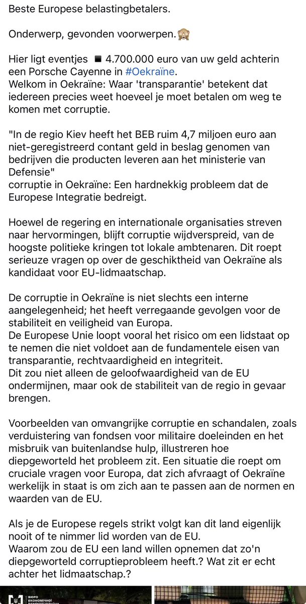 Corruptie in zelensky-land? Hemeltjelief zeg, wie had dat nu verwacht?! 🙈🙈🙈