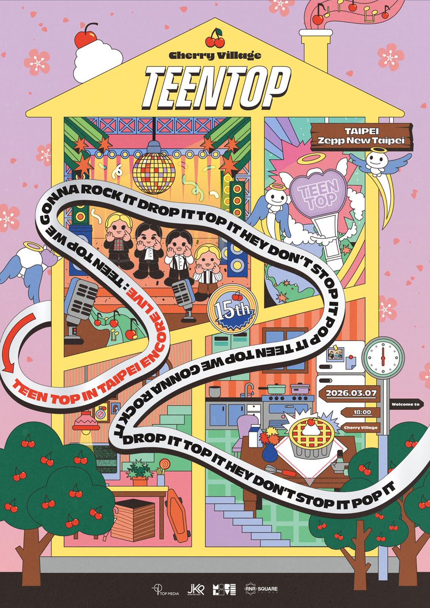 TEEN_TOP's tweet image. [📢]
TEEN TOP IN TAIPEI ENCORE LIVE : TEEN TOP WE GONNA ROCK IT DROP IT TOP IT HEY DON’T STOP IT POP IT TEEN TOP WE GONNA ROCK IT DROP IT TOP IT HEY DON’T STOP IT POP IT

일시 : 2026년 3월 7일 18:00 (TST)
장소 : Zepp New Taipei
🔗 reurl.cc/dqoaLy

#TEENTOP #틴탑…