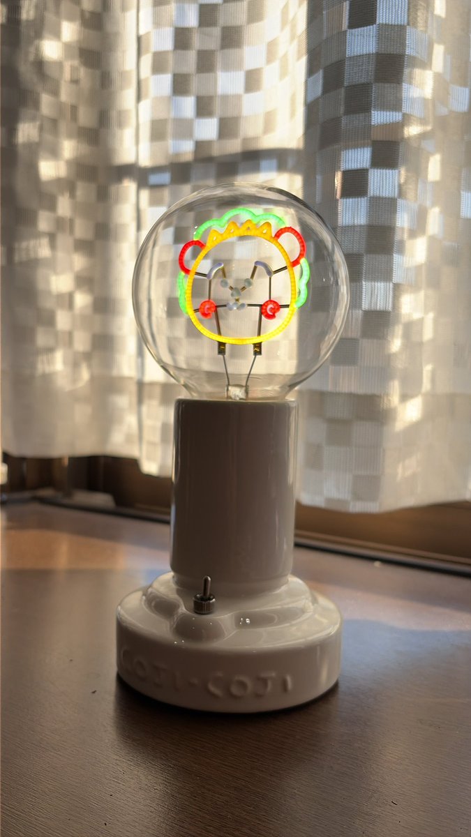 studio CLIP コジコジ 電球ネオンライト COJI-COJI×studio CLIP