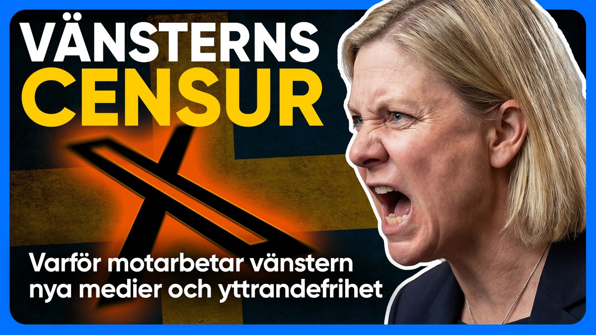 Socialdemokraternas attack på nya medier som X, kvartal och mig själv handlar inte om att "skydda demokratin", utan om att skydda sin egen makt från att utmanas i valrörelsen: youtu.be/JyTdhHTn_6Y