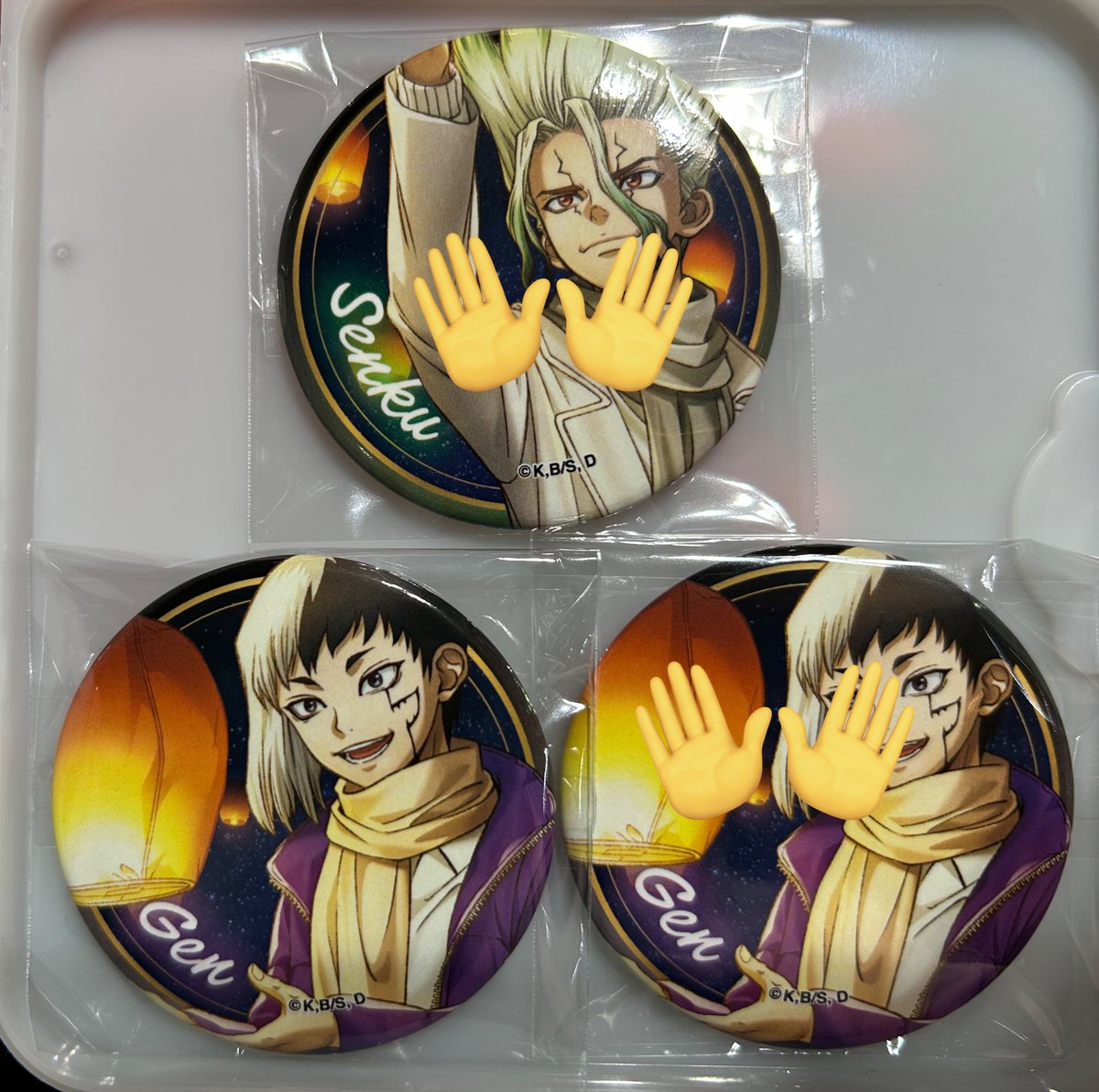 dr.stone スカイランタン エテルノレシ 缶バッジ スタンリー 19個 Dr.STONE 石神千空 缶バッジ スカイランタン マルイ エテルノレシ