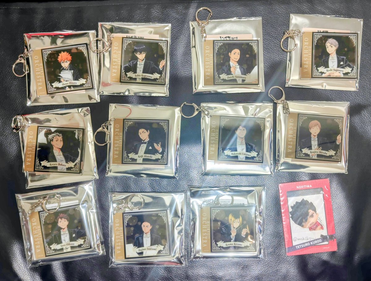 【交換】ハイキュー!! ランダムCD風アクリルキーホルダー（オーケストラ）
譲：日向、影山、澤村、菅原、及川、岩泉、木兎、赤葦、研磨、牛島、白布
求：同種 黒尾
現在原宿／本日都内手渡し可、後日郵送対応可。検索からもお気軽にお声がけください🙇‍♀️