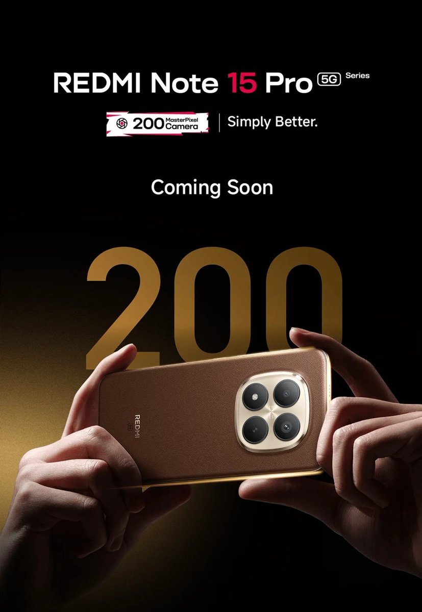 shotbysharu's tweet image. Detail speaks louder.
200MP MasterPixel Camera on the upcoming #REDMINote15Pro5G
Can't wait to explore 😍📸✨