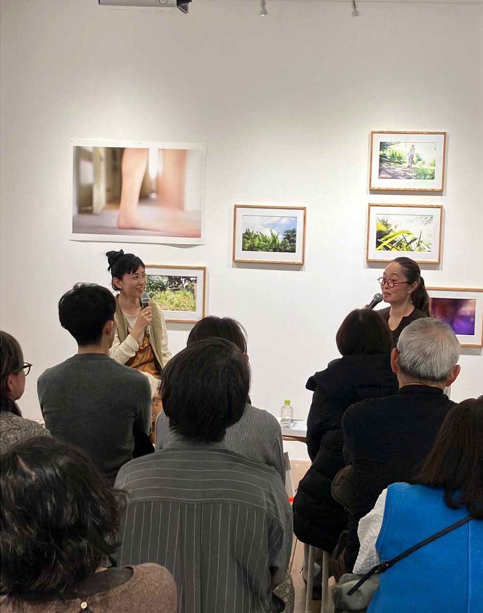 info_AL's tweet image. フラワースタイリスト平井かずみさんとのトークイベント、開催中🌸#アーティストトーク#クロワッサン