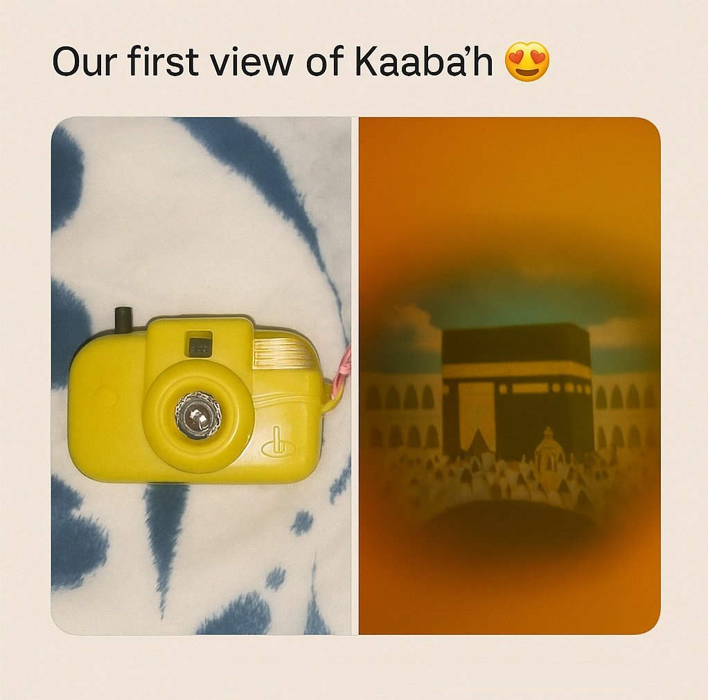Al__Quraan's tweet image. Our first view of Kaaba’h