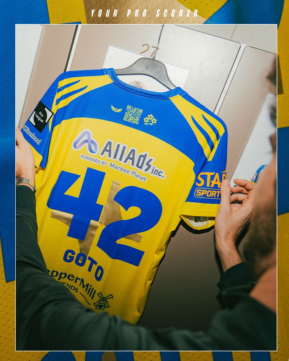 本日、着用予定です👕 クラブの歴史において、この特別ロゴ入り