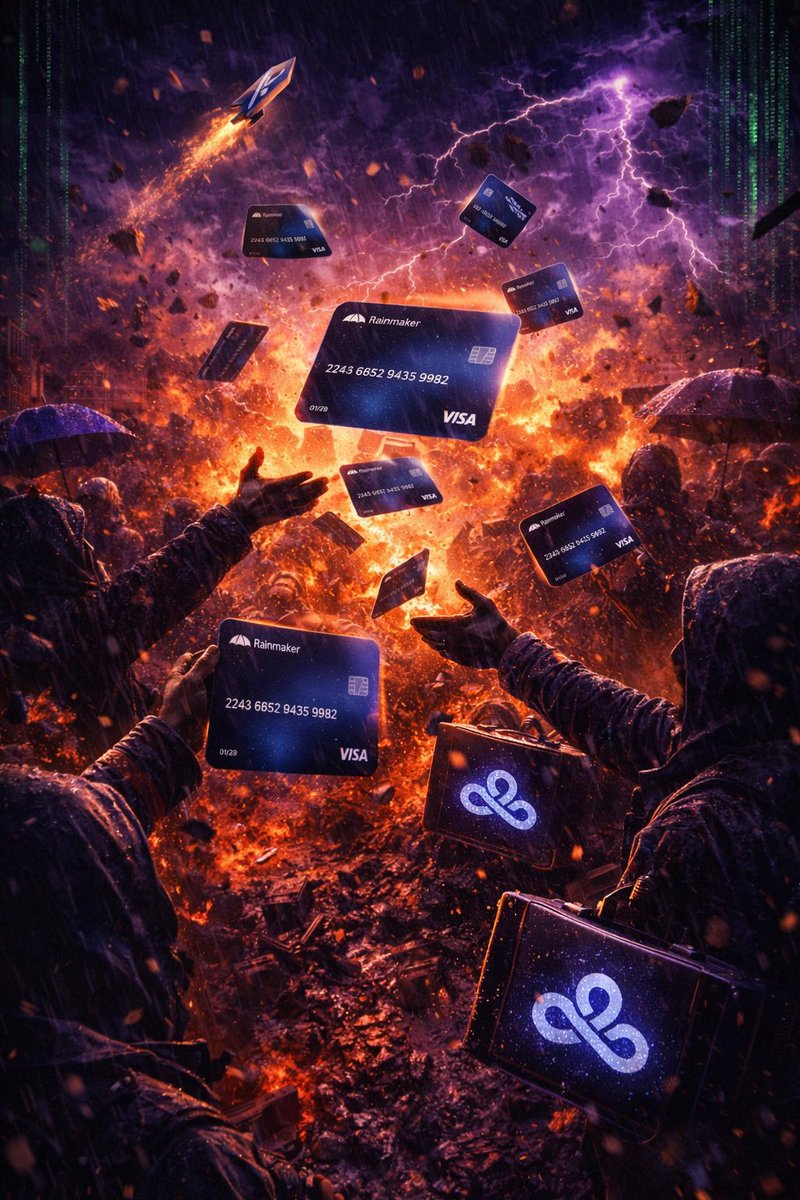 Glbcryptounion's tweet image. ✅✅✅

@rainmakerdotfun  
Millions wake up every day in an invisible cage.
Trading life for hours.
Waiting for permission to live.

But the storm is coming.
And it doesn’t ask for permission.

Grab your umbrella.
It won’t just protect you…
It will lift you above the collapse.…