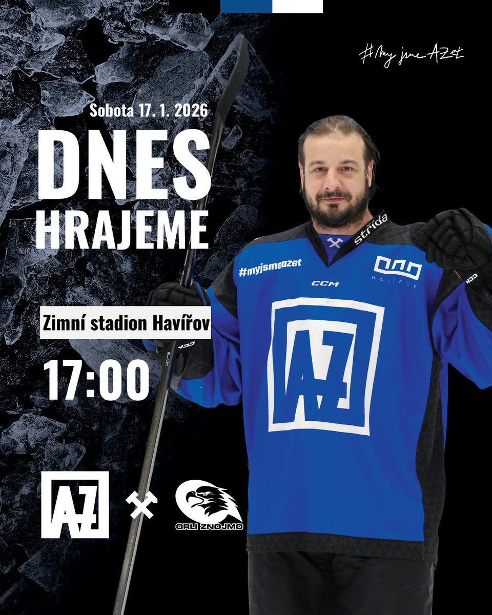 ⚒ Těžká výzva dnes čeká na naše hráče, ti totiž poměří své síly s týmem Znojma. Utkání se třetím týmem tabulky začíná v 17:00. ⚫🔵⚪

📰 Předzápasové preview: cutt.ly/ntlsmg3p
🎟️ Prodej vstupenek: cutt.ly/PRODEJ-VSTUPEN…