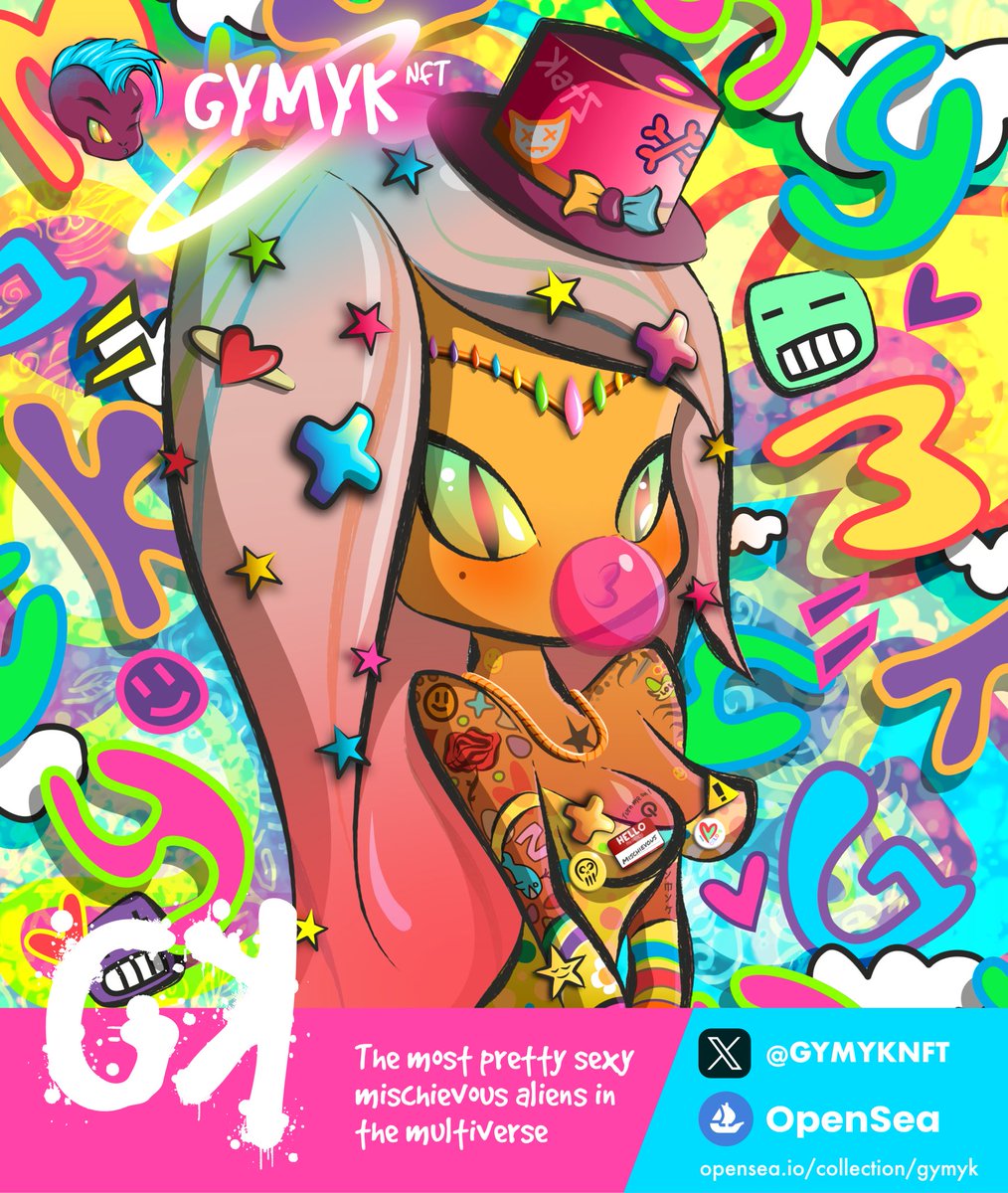 GM Friends #NFTCommunity
New year, new drop 👽
Here's the first drop of the year
Toxic Nurse GYMYK 💉
opensea.io/item/polygon/0…
Hyperpop Candy GYMYK 🍭 
opensea.io/item/polygon/0…
Ready for offers starting at 0.015 $wEth until Sunday 10pm (🕙 Paris time)
