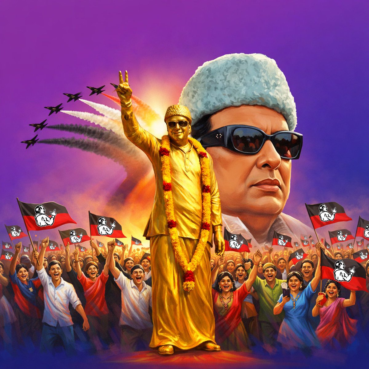 Moorthy181818's tweet photo. ஓரு யுகத்தின் தலைவன். தலைமுறைகள் கடந்தாலும் காலத்தால் அழியாத வரலாற்று சாதனைகள் படைத்து தமிழ், தமிழர், தமிழகத்தை தலை நிமிரச் செய்த உண்மையான திராவிட தலைவன்.  
கடை ஏழு வள்ளல்களை விஞ்சிய வள்ளல். 

எங்கள் இதயக்கனி. 

#MGRForever 
#பொன்மனச்செம்மல்_எம்ஜீஆர் https://t.co/d4e04Qw8A1