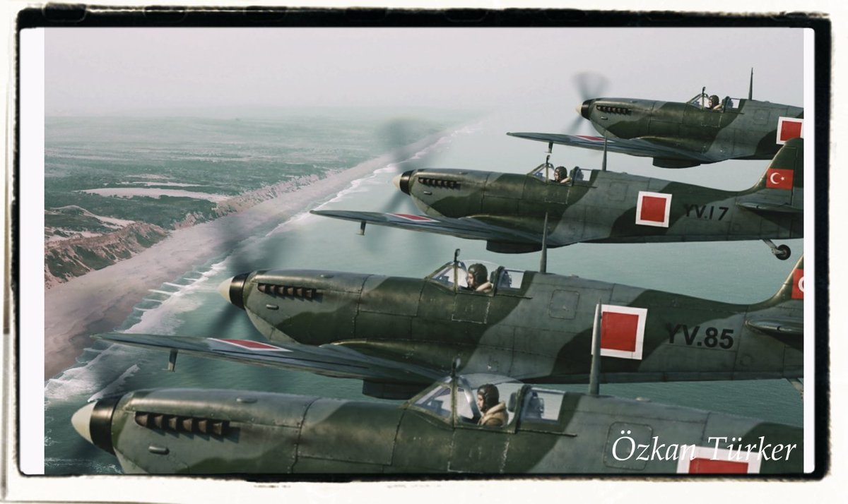 Supermarine Spitfire Mk.IX
Yavuz Alayı (Merzifon)
Kıbrıs'a Ziyaret
20-24 Haziran 1949
#türkhavakuvvetleri #havacılıktarihi #spitfire