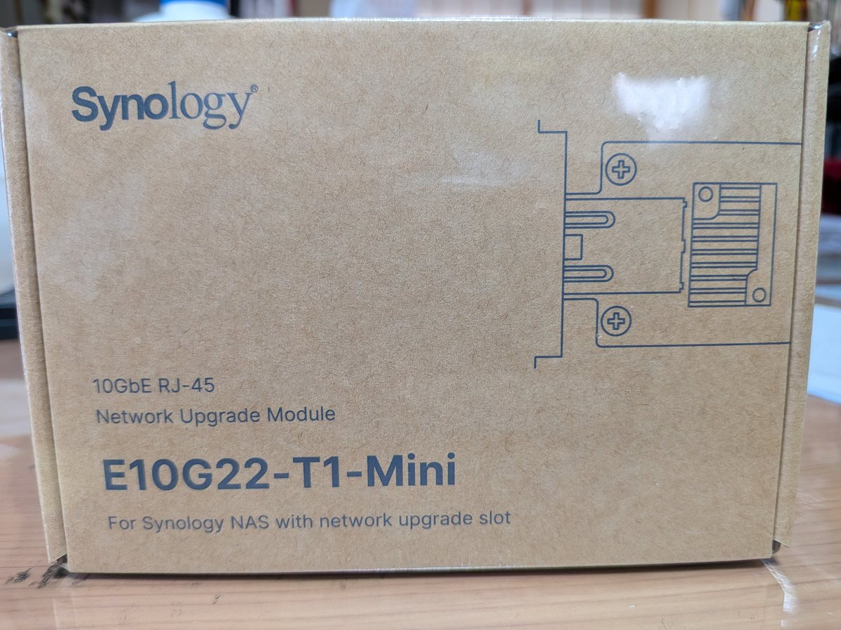 新品未開封品　Synology E10G22-T1-Mini Amazon | 【拡張NIC】Synology E10G22-T1-Mini [10GbE / RJ-45